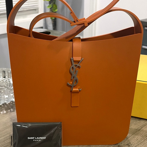 Saint laurent brown leather - saint,